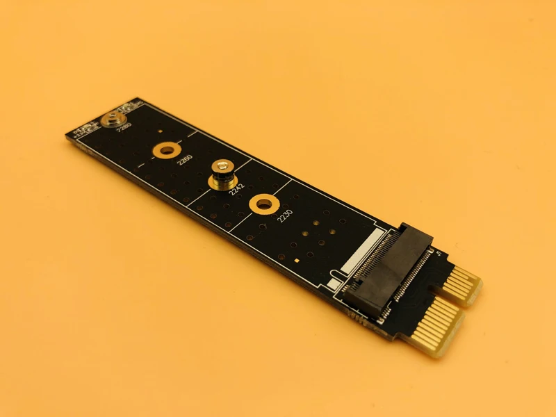 PCIE к M2 адаптер PCI E Express M Соединитель в форме ключа NVMe SSD X1 Raiser поддерживает 2230 2242 2260