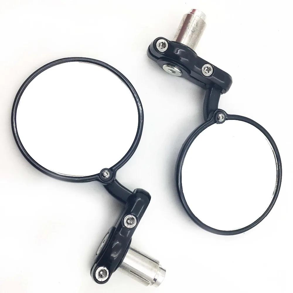 Запчасти для мотоциклов для мотоцикла Honda Kawasaki Suzuki Yamaha Ducati черные мотоциклетные 1 дюймов торцевые зеркала