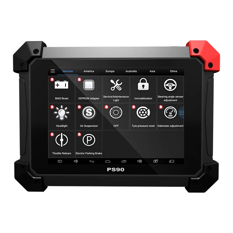 100% Оригинал XTOOL PS90 система диагностики автомобиля инструмент на весь срок службы