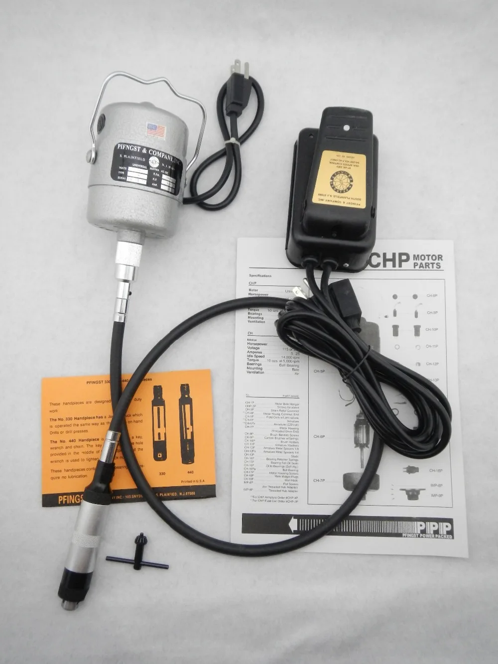 Pfingst Flexshaft машина dremel инструмент висящий полировальный двигатель золото висит