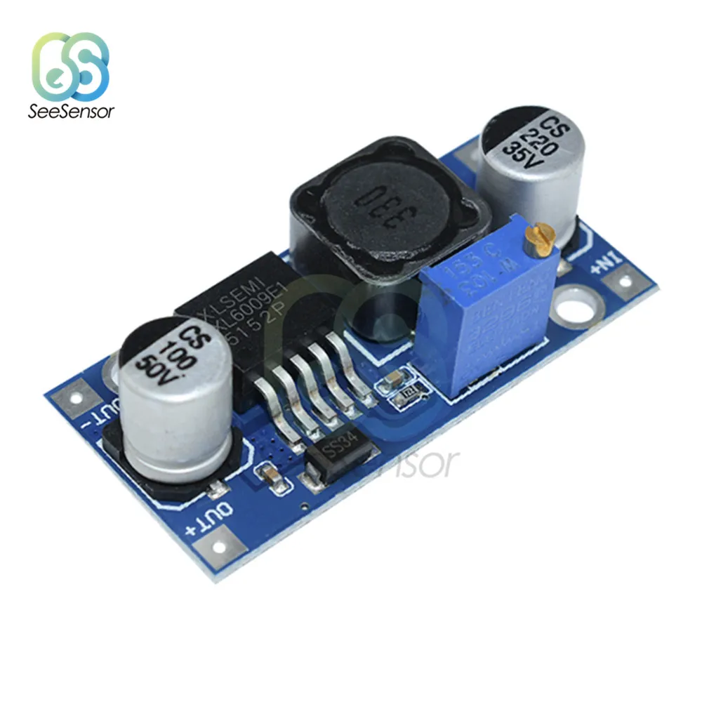 

XL6009 DC-DC Повышающий Модуль питания, повышающий преобразователь, регулируемый выход Super LM2577 DIY Electronic