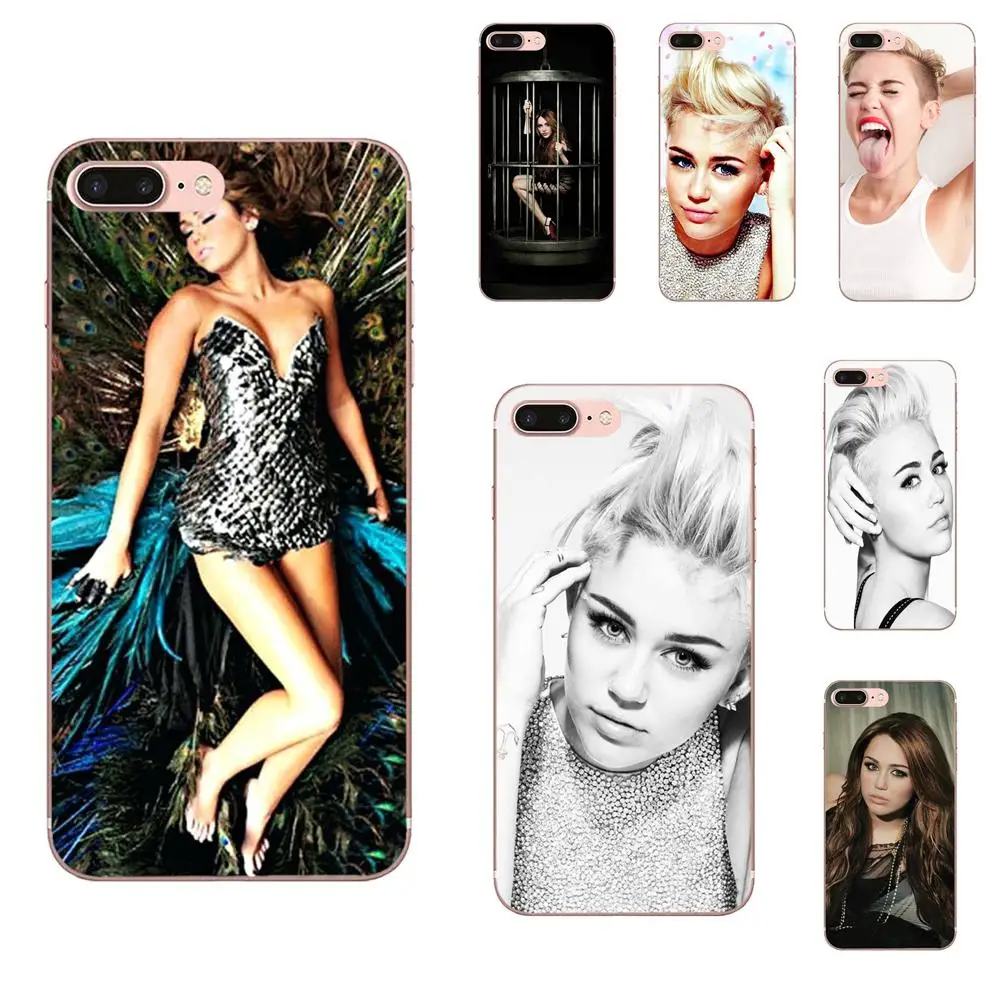 Мягкий защитный экран для Samsung Galaxy Note 5 8 9 S3 S4 S5 S6 S7 S8 S9 S10 mini Edge Plus Lite Miley Cyrus|Бамперы| |