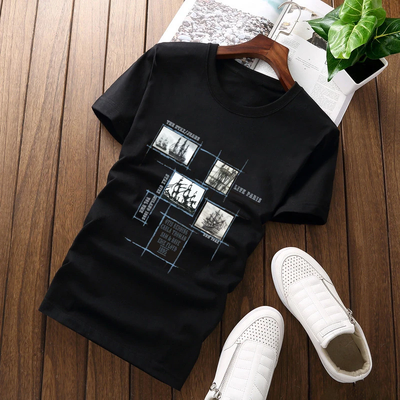 Jalee Man 2018 мужские футболки летние короткие Camiseta футболка Homme Повседневная