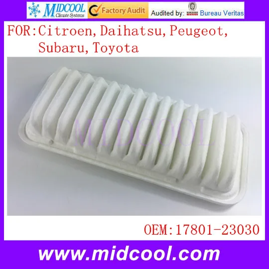 Новый воздушный фильтр OEM 17801 23030 1780123030 для Citroen Daihatsu Peugeot Subaru Toyota|filter air|filter subarufilter