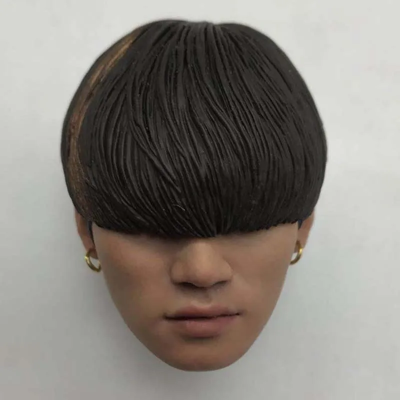 Mnotht 1/6 голова бигбанг Лепка модель G Дракон Мужская резьба игрушка для 12 дюймов