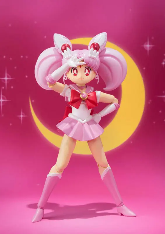 PrettyAngel Подлинная Bandai S.H.Figuarts Pretty Guardian Sailor Moon 20th ПВХ Chibi фигурка|action figure|sailor chibi moonsailor
