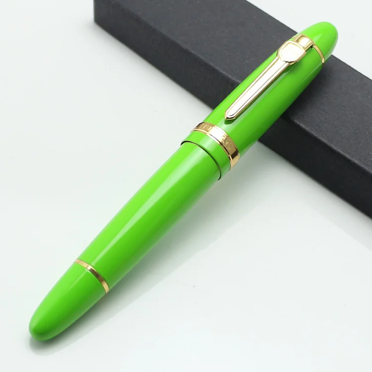 JINHAO 159, Ручка-роллер, черная, фиолетовая, золотая отделка, большая, тяжелая, крученая, роскошная, для письма, милые ручки, подарок, несколько цветов - Цвет: 14
