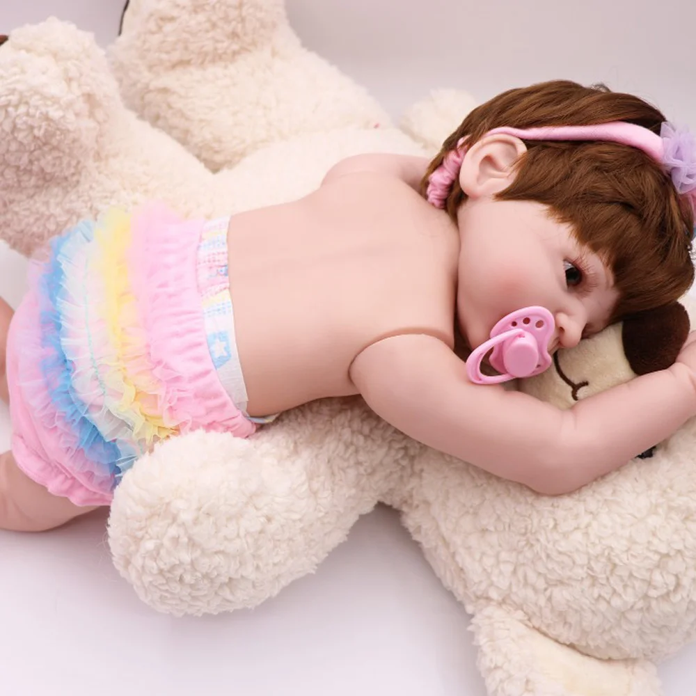 KAYDORA Reborn Baby Dolls розовые виниловые игрушки для ванной реалистичные новорожденных