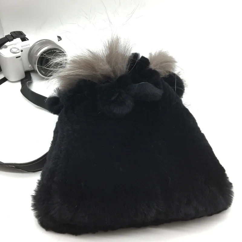 Модная меховая шапка для девушек женская зимняя из натурального меха кролика