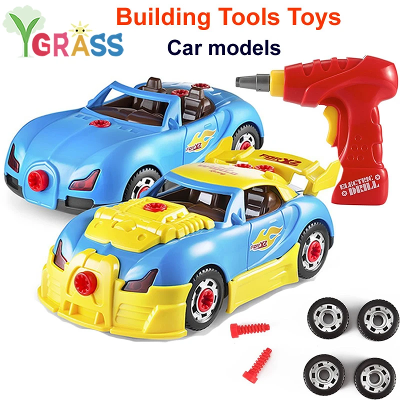 

Игрушечные машинки для мальчиков, модель, строительные инструменты для моделирования гоночного автомобиля, набор литья под давлением, звук...