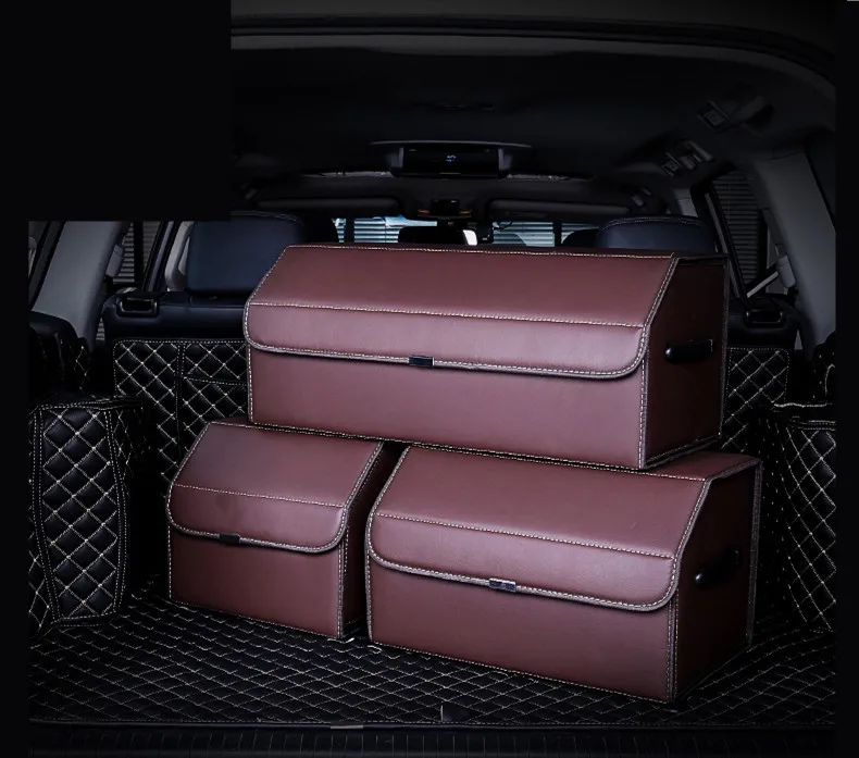 Autofans Авто искусственная кожа складная коробка для багажника картонный