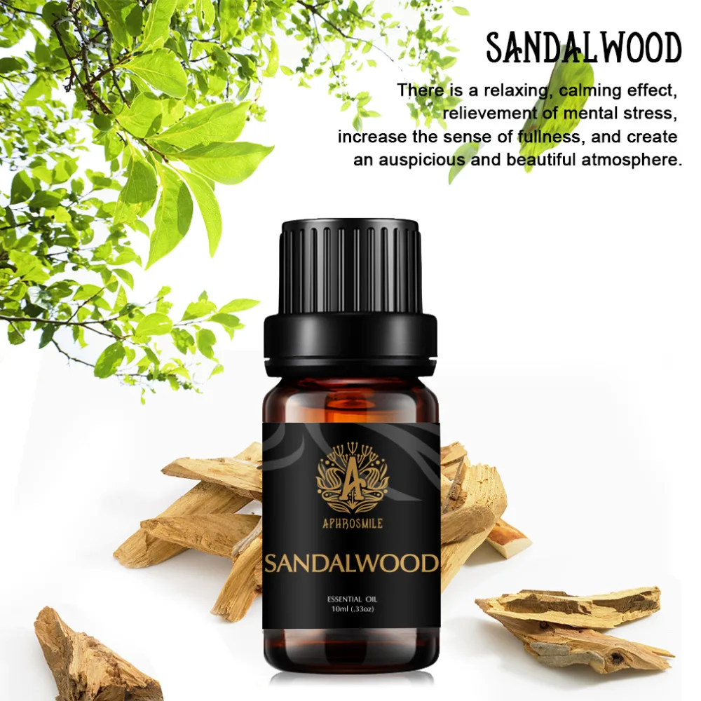 Эфирные масла из 100% натурального сандалового дерева массажное масло 10 мл