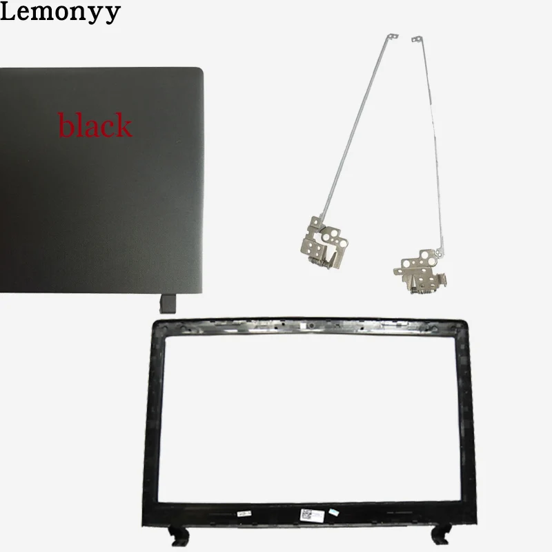 black AB shell Hinge Новинка для lenovo Ideapad 100-15 100-15IBY B50-10 ЖК-дисплей задняя крышка AP1HG000100 верхняя крышка задняя крышка чехол/ЖК-дисплей ободок крышки/петли - Цвет: black AB shell Hinge