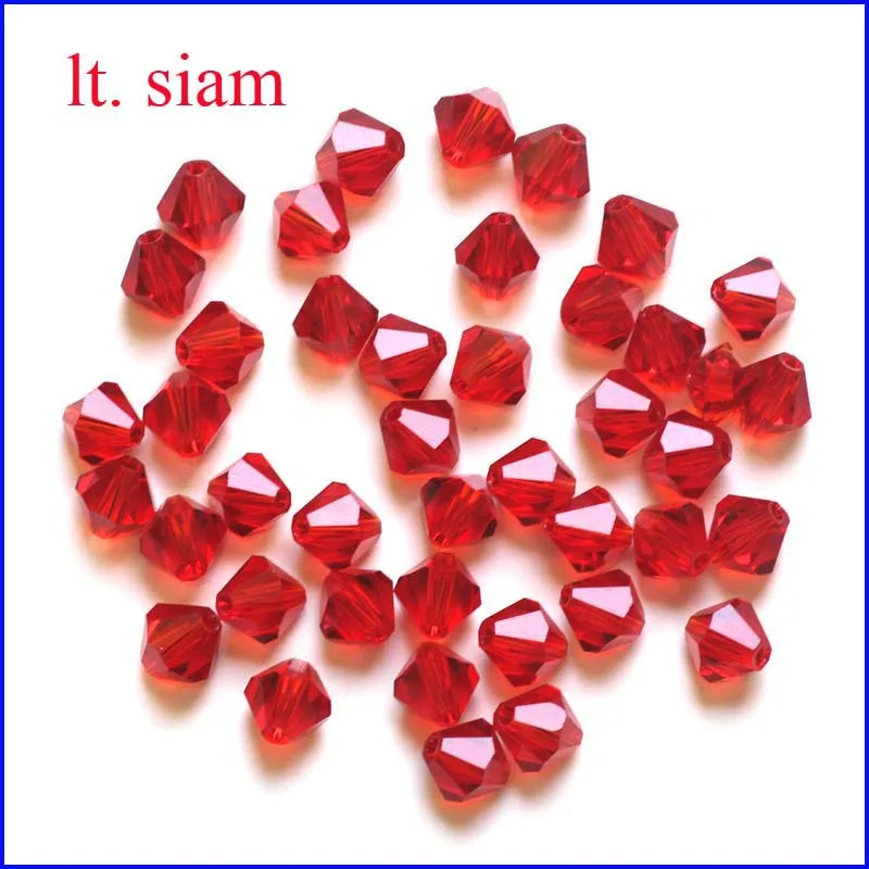 Биконусные хрустальные бусины 300 6 мм разные цвета разделители россыпью для