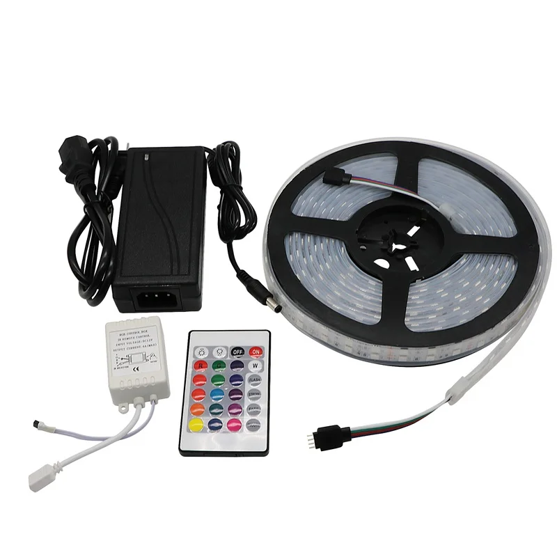 Светодиодная лента от SZYOUMY светильник s Kit Waterproof DC12V 5050 16.4Ft (5M) 600leds RGB Гибкая блоком
