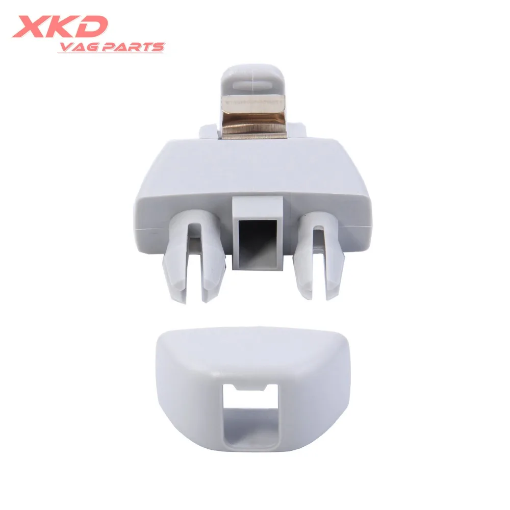 Серый зажим и крышка для солнцезащитного козырька подходит Passat B7 Polo UP Seat Skoda 6R0857561