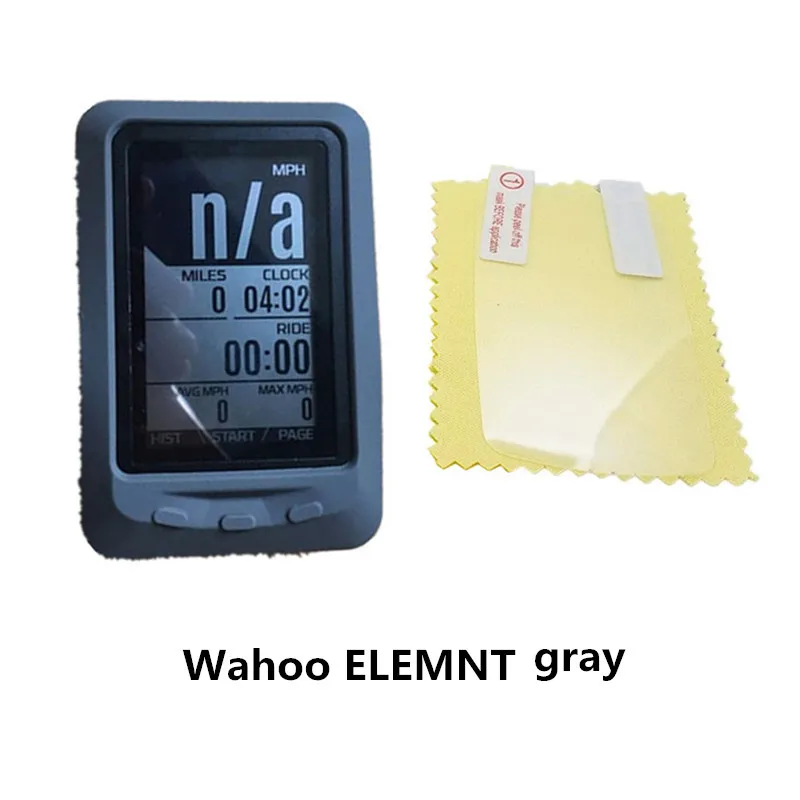 Универсальный силиконовый чехол и Защита экрана для Wahoo Elemnt Mini GPS Велосипедный