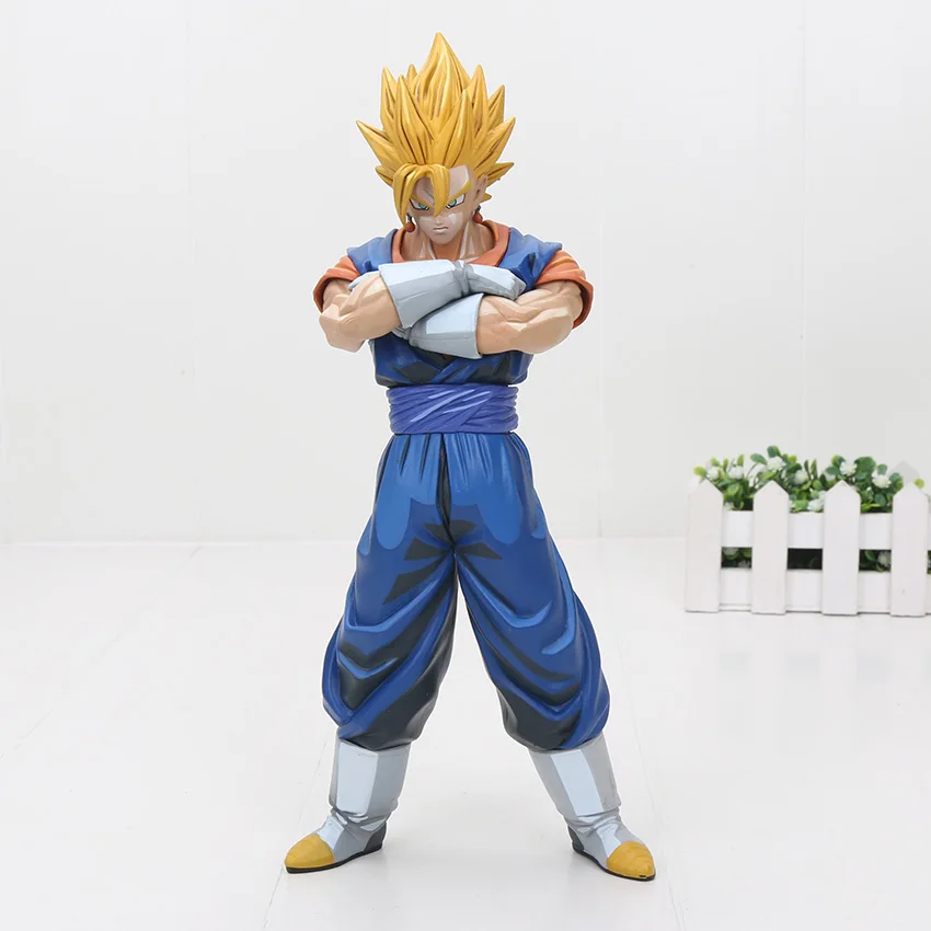 cartoon vegetto bag 26 см Dragon ball Z фигурка MSP Master Stars Piece Vegeta Trunks vegetto Сон Гоку черный шоколад ГОКу ПВХ фигурка игрушка - Цвет: cartoon vegetto bag