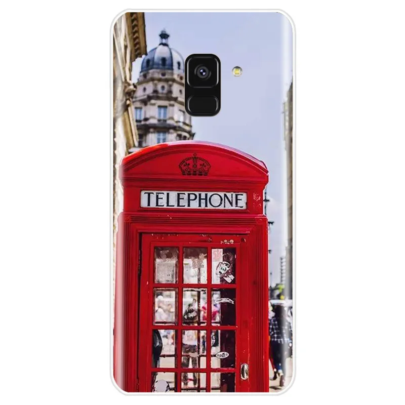 Чехол из ТПУ с изображением флага Великобритании и Лондона для Samsung Galaxy A5 A7 A8 2015 A3