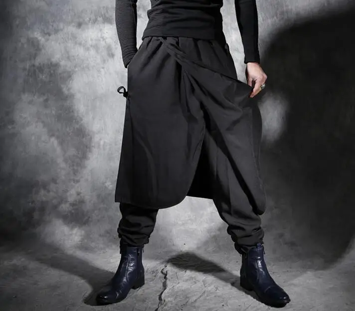 S-2XL Горячая/Летняя мужская новая мода досуг индивидуальность кюлоты Ложные два