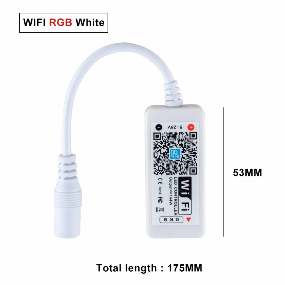 Светодиодная лента RGB RGBW 5 24 В 12 диодный светильник для Android и iOS управление WiFi 2835