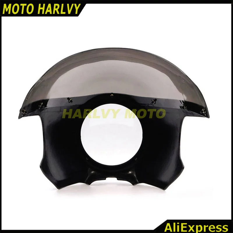 5 3/4 "Cafe Racer передняя фара обтекатель лобовое стекло для Harley Sportster 883 1200 XL Dyna 39 мм