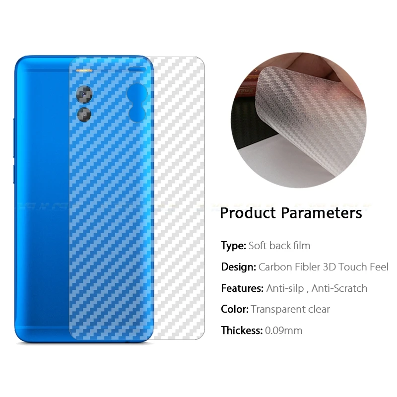 5 шт./лот 3D защитная задняя пленка из углеродного волокна для Meizu Note 9 16 16X16 S 16PLUS