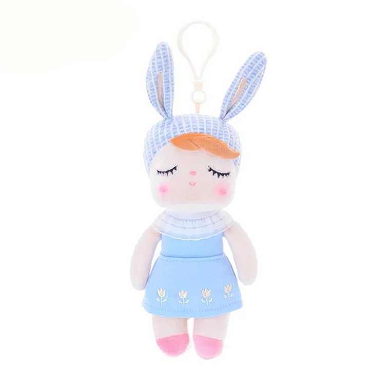 Angela-Blue Metoo куклы плюшевые игрушки Анжела брелок милый мини кеппель кулон kawaii Кролик Подарки - Цвет: Angela-Blue