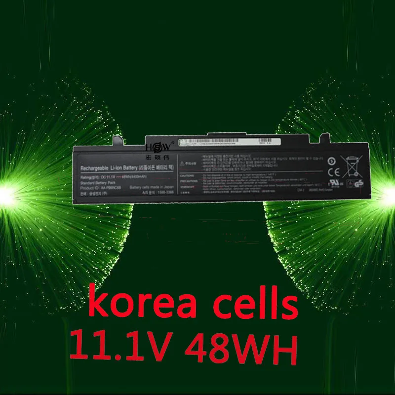 HSW Аккумулятор для ноутбука Samsung R478 R480 R500 R507 R517 R518 R519 R520 R522 R530 R540 R580 R590 R700 R718 R720