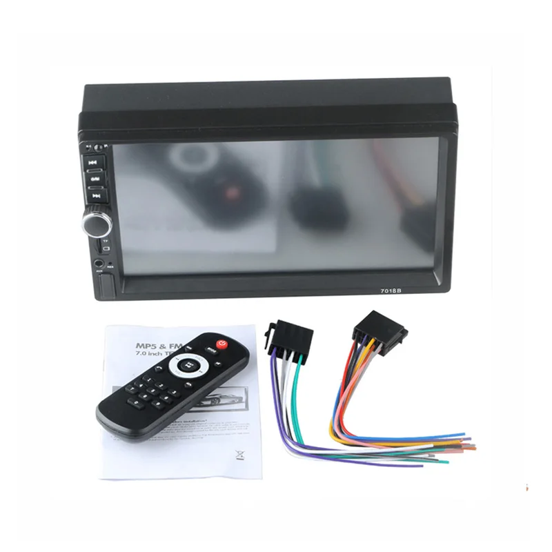 2 Din автомобильное радио 7 HD сенсорный экран MP5 плеер Bluetooth стерео FM MP4 аудио видео USB