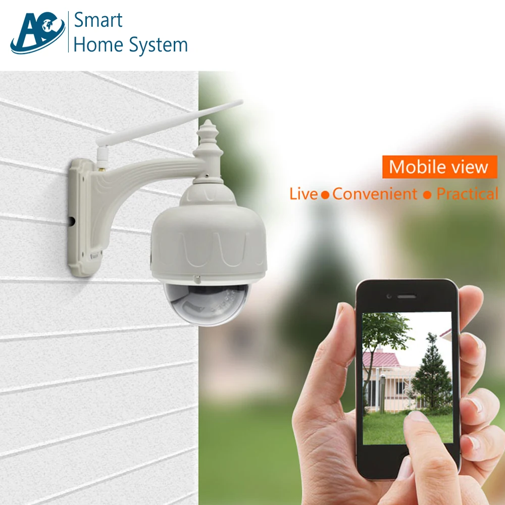 Wifi Network Camera 720p Waterproof Smart High Resolution Outdoor Dome IP | Безопасность и защита