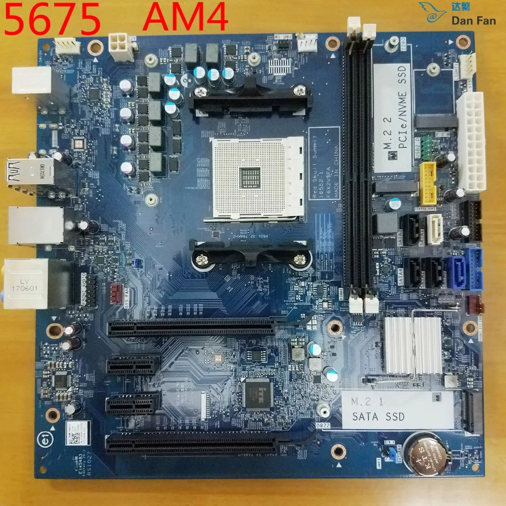 Для DELL Inspiron MAX 5675 настольная материнская плата AM4 X370 DDR4 16552-1 F6X2V$ FA материнская плата полностью протестировано