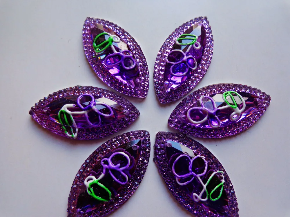 30 шт. декоративные камни в форме пупка 15 х30 мм | Дом и сад