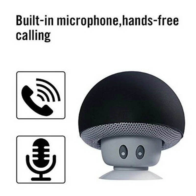 Новый мини Беспроводной Bluetooth динамик в форме гриба хэндс фри Кубка присоски
