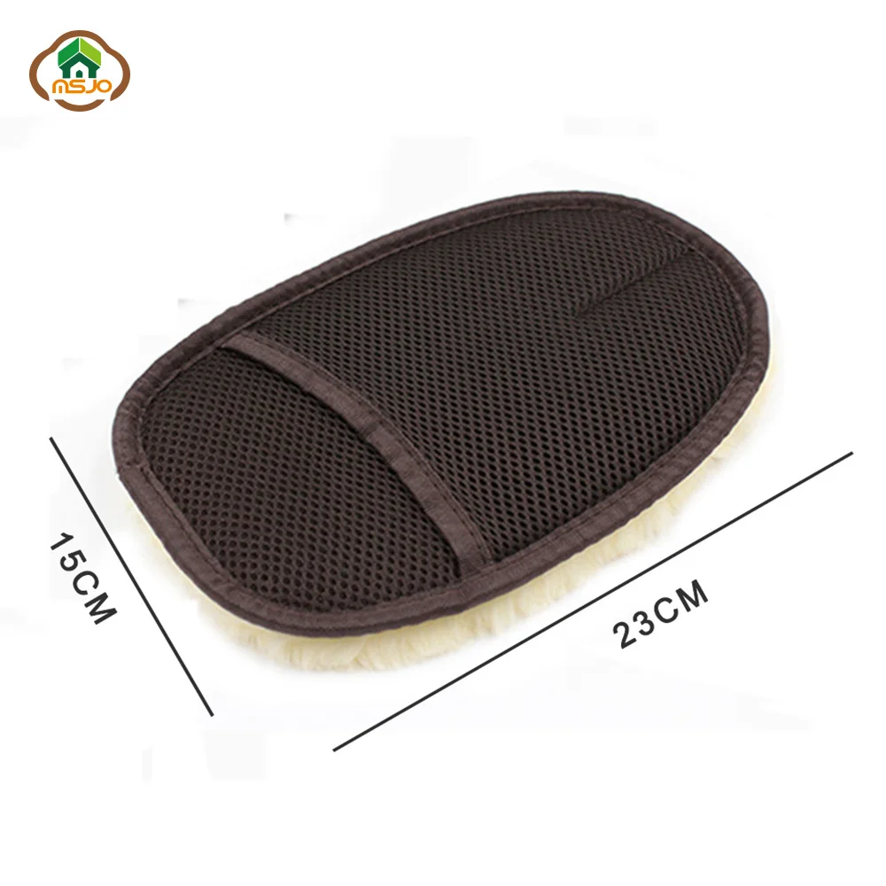 MSJO очистка окон автомобиля перчатка шерстяная пыль автомобильный очиститель