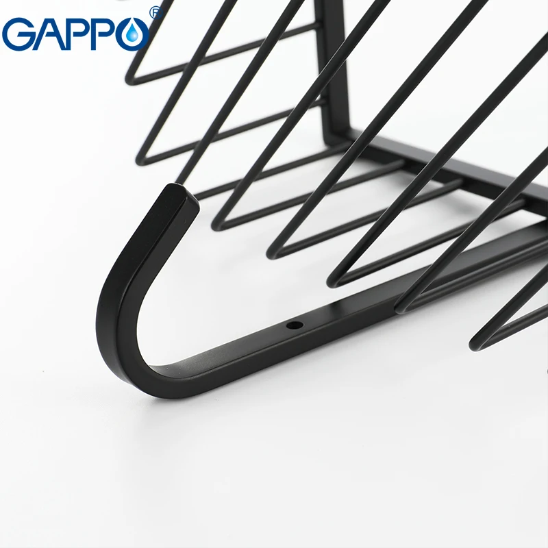 Настенные полки для ванной комнаты GAPPO аксессуары корзина душа держатель двойные