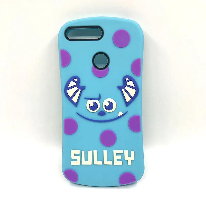 New Sulley Для huawei Honor 7C Русская версия Чехол Honor 7 C милые 3D мультфильм Силиконовые телефонные чехлы для huawei Honor7C AUM-L41 5,7" - Цвет: New Sulley