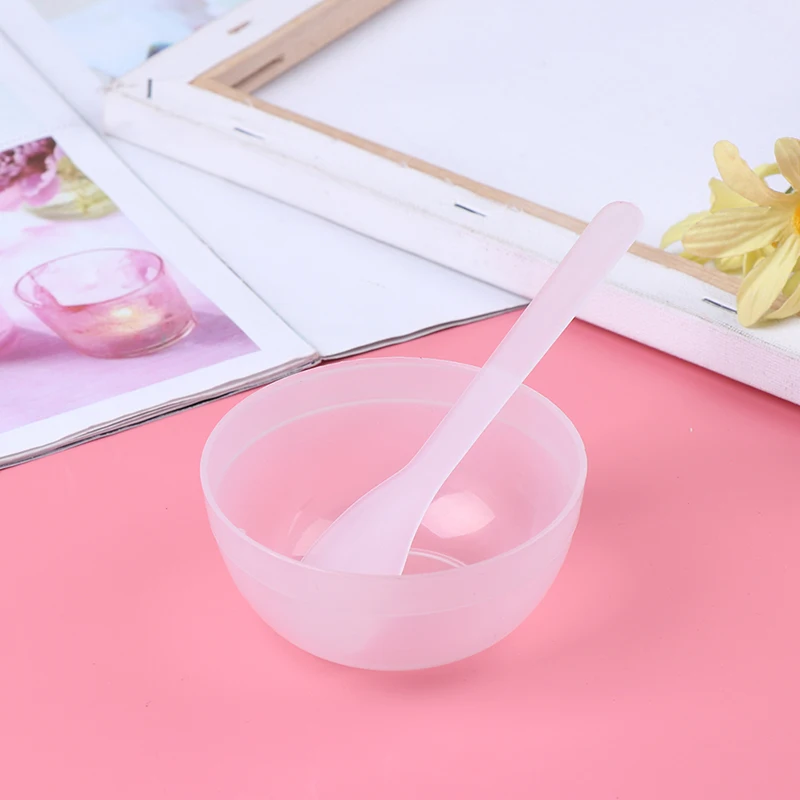 Горячая DIY пластиковая пленка чаша с маской ложкой Палочка Набор чаша для приготовления маски для лица домашний Макияж Красота