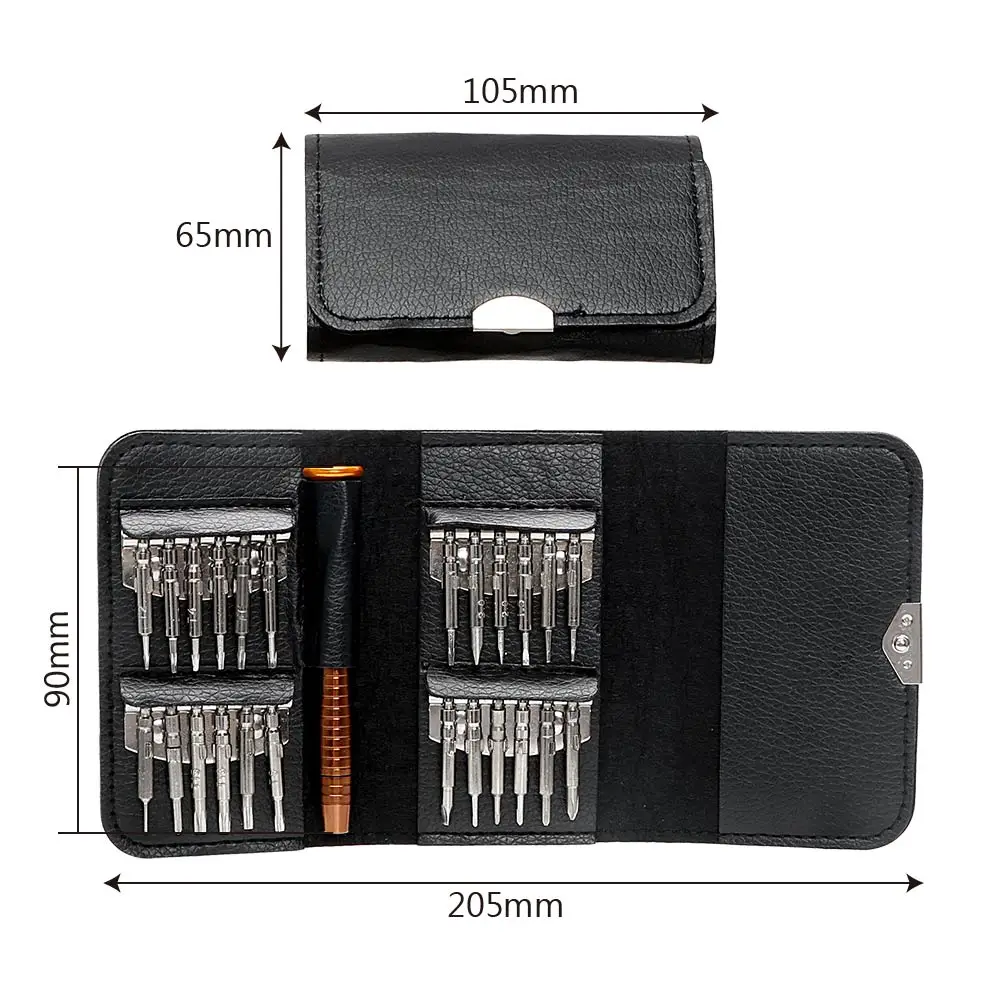 

DIYWORK 25 in 1 Mobile Phone Repair Tool Set with Bag Torx Screwdriver Convenience Hand Tools Pen Style Repair Disassemble Kit