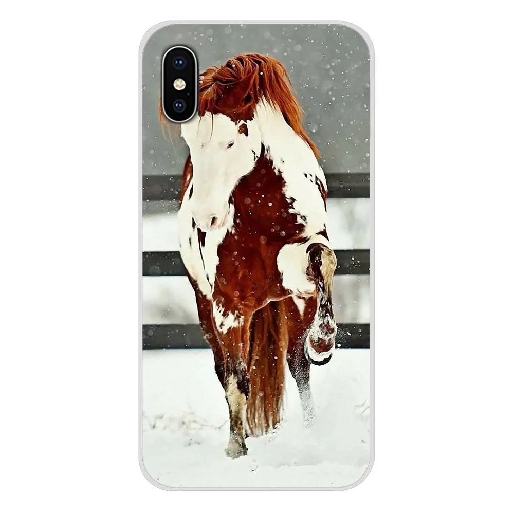 Horse Series Accessories Phone Shell Covers For Apple iPhone X XR XS MAX 4 4S 5 5S 5C SE 6 6S 7 8 Plus ipod touch | Мобильные