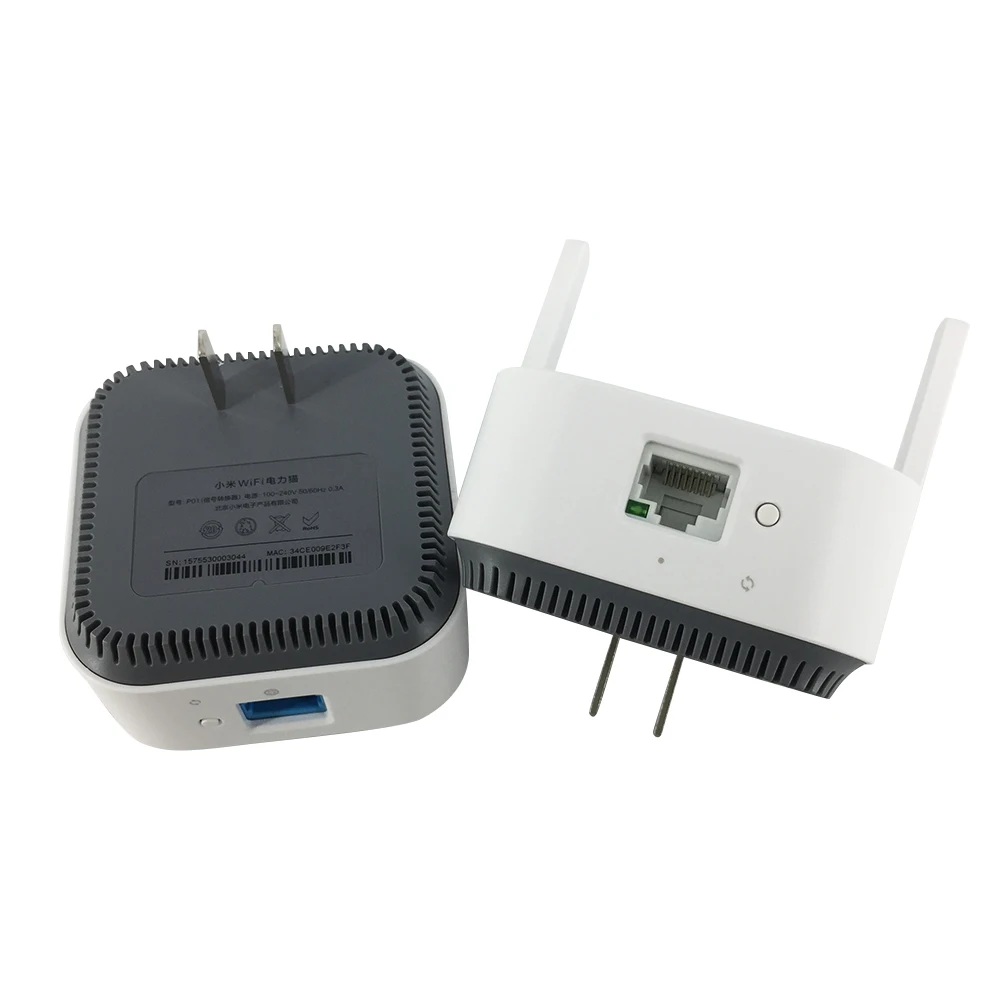 Оригинальный Wi Fi ретранслятор Xiaomi Power Cat 300MPS усилитель сигнала 2 4G беспроводной