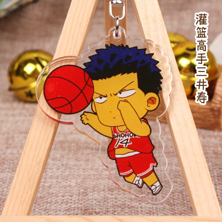 Аниме SLAM DUNK Shohoku Баскетбол Hanamichi Sakuragi Черный Дворецкий Kuroshitsuji llaveros para mujer Брелки