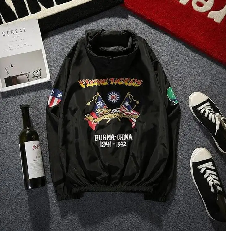 Куртка JIN JUE LES flying tigers anorak для мужчин и женщин hody ветровка veste уличная куртка