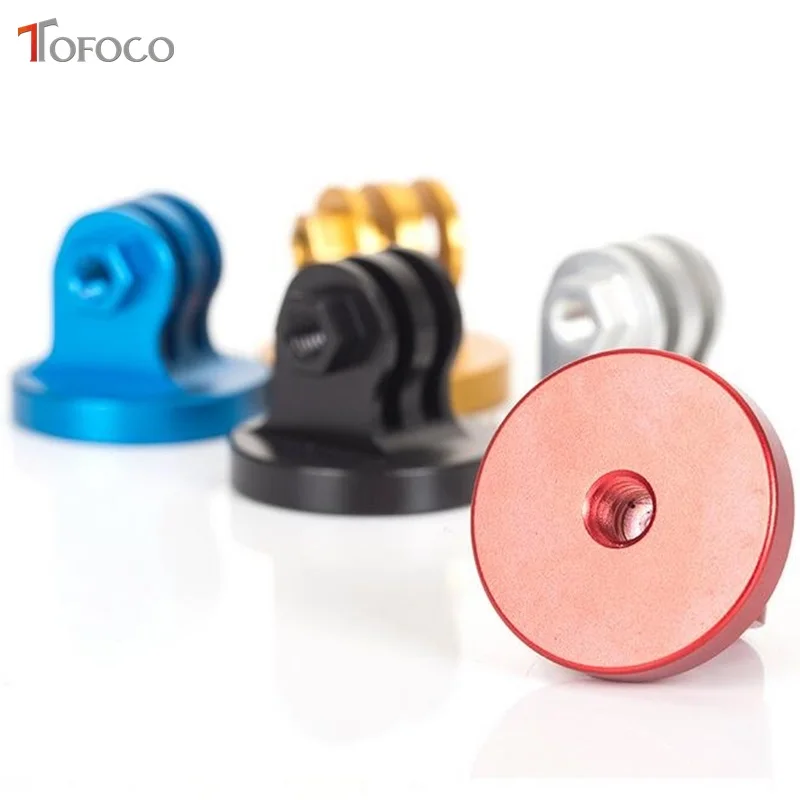 1 шт. 6 цветов алюминиевый сплав крепление для Gopro адаптер и штатива Go pro Hero3 +/3/4