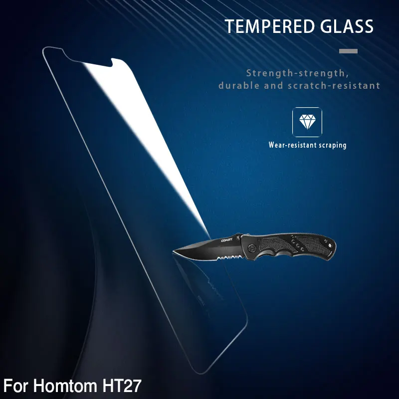 DyGod 5 дюймов для Homtom HT27 закаленная Защитная стеклянная пленка экрана Мобильные