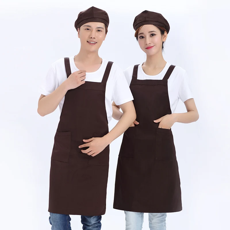 

1pcs Apron custom Korean version of advertising apron printing work clothes kitchen custom fashion supermarket attendant waist