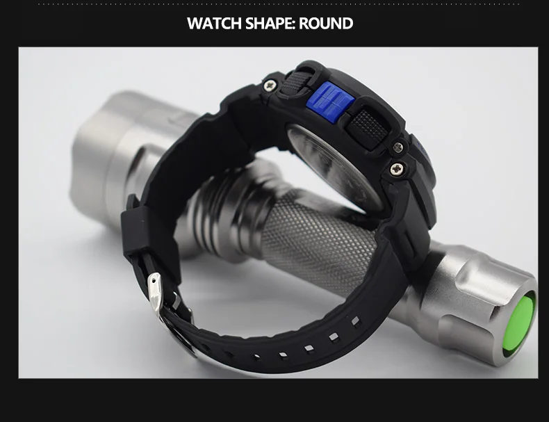 Водонепроницаемые наручные часы для мужчин digitais Бег мужские человек ES