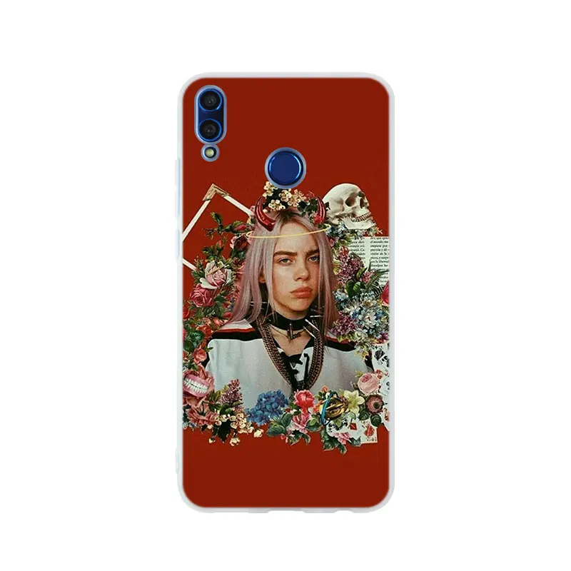 pattern 07 Billie Eilish мягкий чехол для huawei Honor 9 10 Lite 6X 7X 8X Max чехол для телефона s 7A 8A 8C V20 PLAY 10i - Цвет: pattern 07