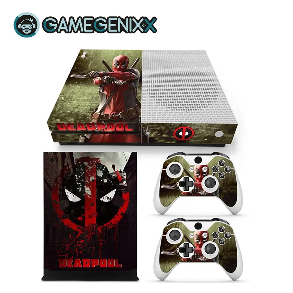 Защитная Наклейка на кожу GAMEGENIXX полный набор для Xbox One Slim Console и 2 контроллера