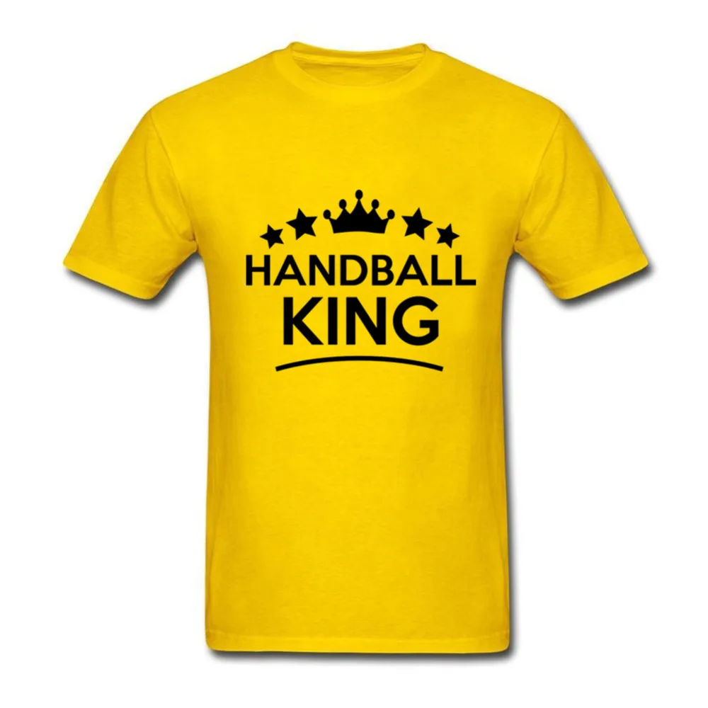 Футболка мужская с надписью Handball King модная тенниска в стиле хип-хоп майка